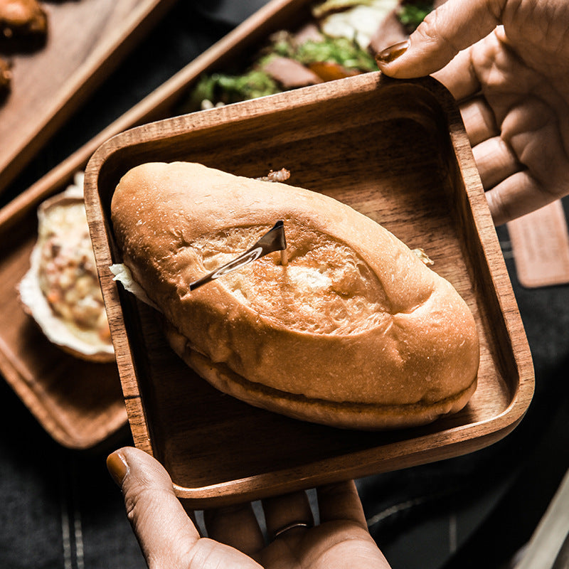 Acacia Wood Serving Trays – Sleek & Sturdy Wooden Trays 3