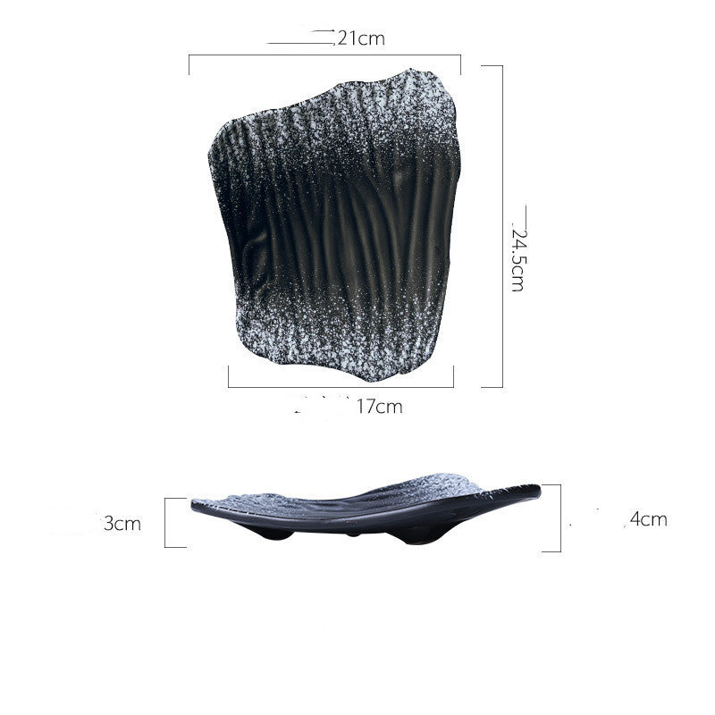 Japanese Sushi Plates Gray