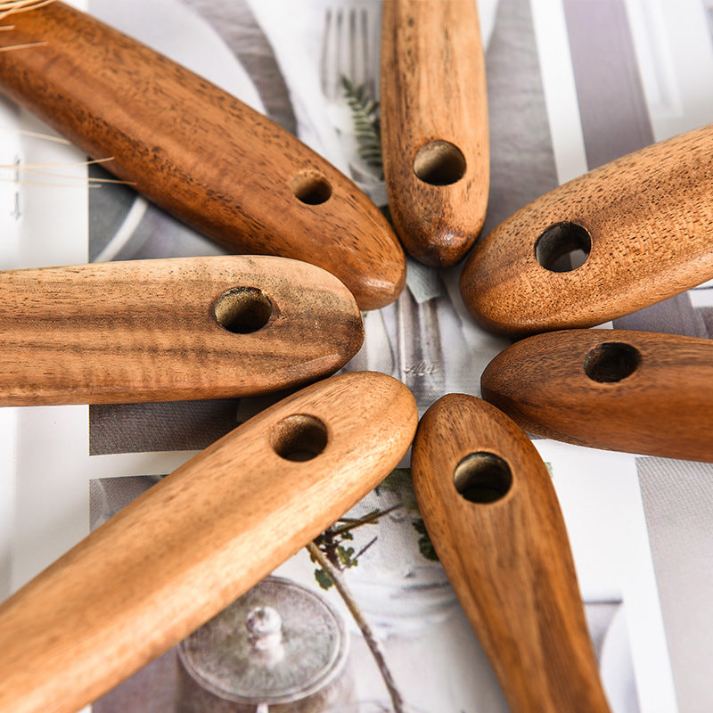 Teak Wood Cooking Spoons Set 4