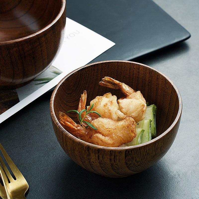 Wooden Serving Bowl 4
