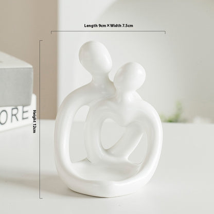 Artisan Ceramic Candle Holders White