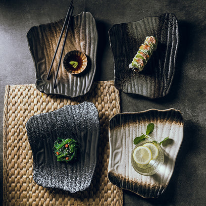 Japanese Sushi Plates Set of 4