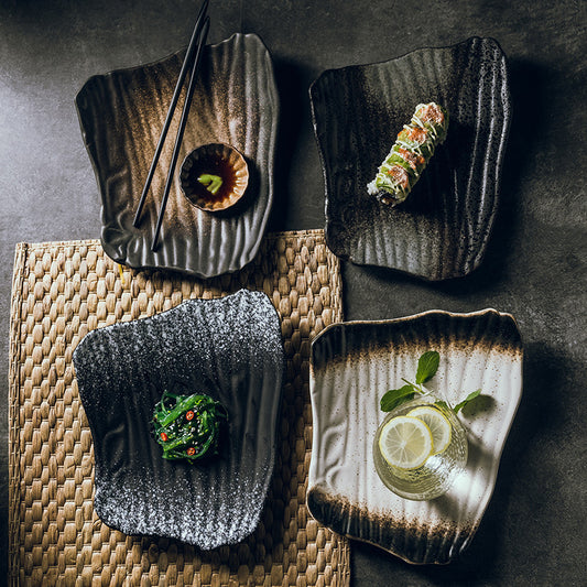 Japanese Sushi Plates Set of 4