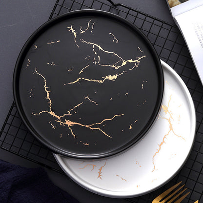 Nordic Style Dinner Plates – Luxury Ceramic Dinner Plates Set 1