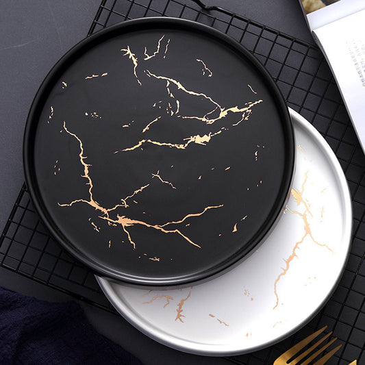 Nordic Style Dinner Plates – Luxury Ceramic Dinner Plates Set 1
