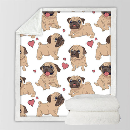 Puppy Love Throw Blanket 2