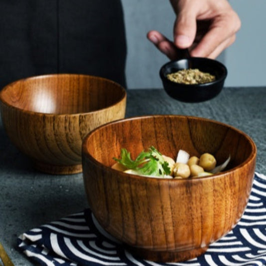 Wooden Serving Bowl 1
