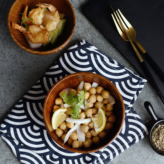Wooden Serving Bowl 2